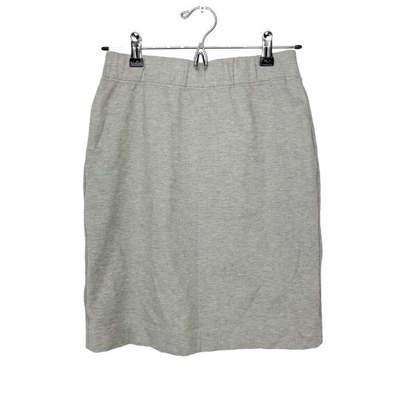 MARC CAIN Essentials Slim fitting in fine jersey Casual Grey Mini Skirt sz 1 - Picture 1 of 13